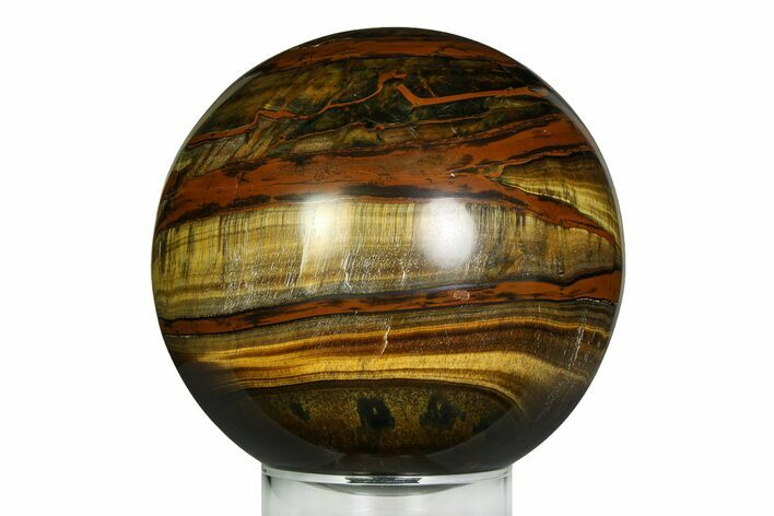 Polished Tiger's Eye Sphere - Huge Sphere #352490
